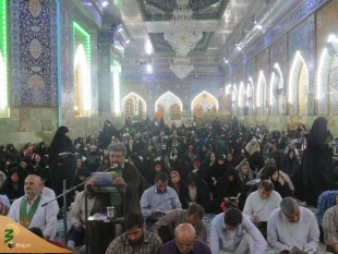 ندای لبیک یا حسین (ع) فضای خیمه گاه حسینی را عطرآگین کرد 2
