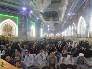 ندای لبیک یا حسین (ع) فضای خیمه گاه حسینی را عطرآگین کرد 3