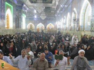 ندای لبیک یا حسین (ع) فضای خیمه گاه حسینی را عطرآگین کرد 4