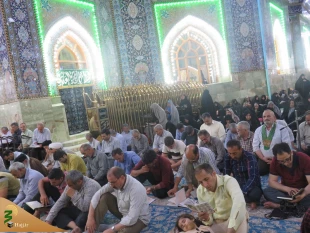 ندای لبیک یا حسین (ع) فضای خیمه گاه حسینی را عطرآگین کرد 8