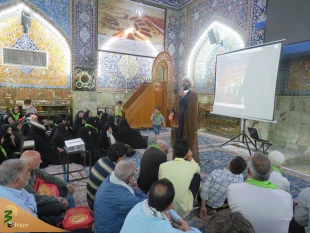 روایت گری" واقعه عاشورا "در خیمه‌گاه حسینی برگزار شد. 6