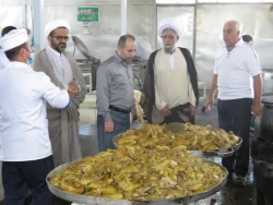 بازدید نماینده بعثه رهبری در عراق از آشپزخانه کاظمین 3