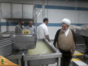بازدید نماینده بعثه رهبری از آشپزخانه مرکزی شهر نجف