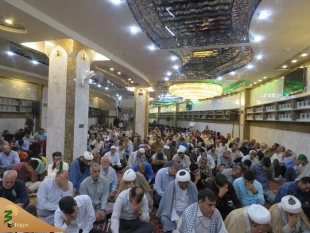 دعای توسّل درسرداب علقمی برگزار شد +فیلم 4