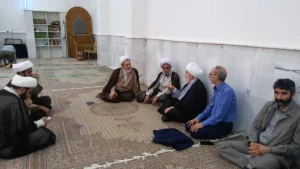 دیدار نماینده بعثه رهبری با آیت‌الله جواهری