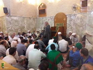خطیب بعثه مقام معظم رهبری در نجف اشرف:

همه به قصد زیارت آمده ایم، با هم آمده ایم، ولی هرگز همه در یک سطح بهره نمی بریم و بهره ها متفاوت است. 4