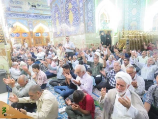 طنین زیبای دعای کمیل در خیمه گاه حسینی + تصاویر 2
