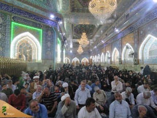 طنین زیبای دعای کمیل در خیمه گاه حسینی + تصاویر 8