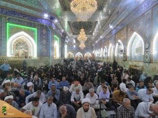 طنین زیبای دعای کمیل در خیمه گاه حسینی + تصاویر 9