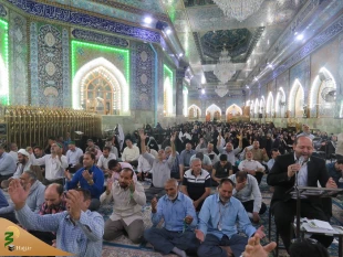 مراسم روح‌بخش دعای ندبه در کربلا + تصاویر 5