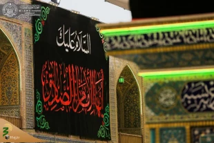 حرم امیرالمومنین (ع) در عزای امام صادق (ع) سیاهپوش شد+ تصاویر 5