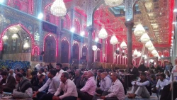 برگزاری مراسم عزاداری شهادت امام جعفر صادق(ع) درحرم امام حسین (ع)+ صوت 3