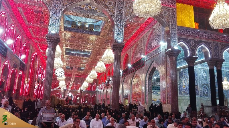 برگزاری مراسم عزاداری شهادت امام جعفر صادق(ع) درحرم امام حسین (ع)+ صوت 4