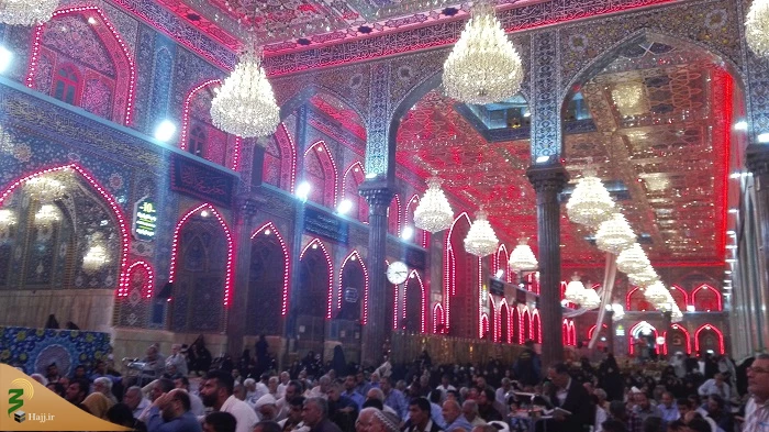 برگزاری مراسم عزاداری شهادت امام جعفر صادق(ع) درحرم امام حسین (ع)+ صوت 5