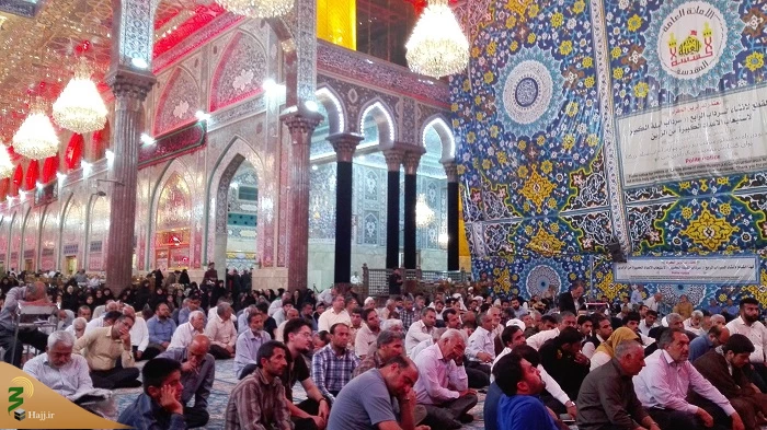 برگزاری مراسم عزاداری شهادت امام جعفر صادق(ع) درحرم امام حسین (ع)+ صوت 10