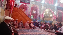 برگزاری مراسم عزاداری شهادت امام جعفر صادق(ع) درحرم امام حسین (ع)+ صوت 11