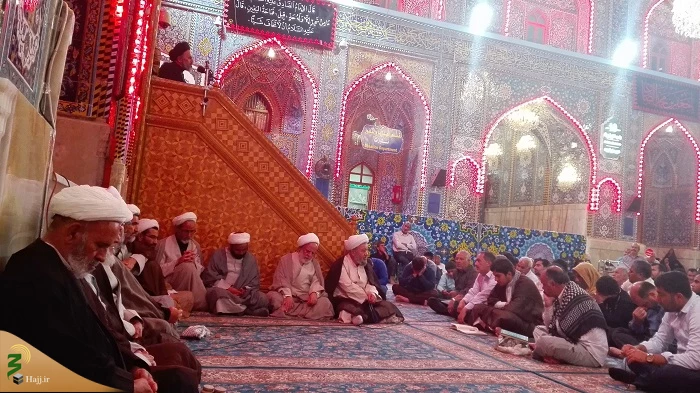 برگزاری مراسم عزاداری شهادت امام جعفر صادق(ع) درحرم امام حسین (ع)+ صوت 11