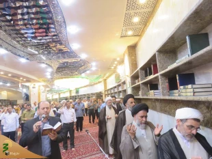 از سوی دفتر بعثه رهبری:

دعای توسل درسرداب علقمی برگزار شد 4