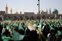 حرم امام رضا (ع) در سالروز ولادت حضرت معصومه(س) گلباران می‌شود 2