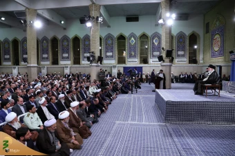 دیدار دست‌اندرکاران و کارگزاران حج با رهبر معظم انقلاب 14