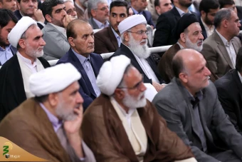 دیدار دست‌اندرکاران و کارگزاران حج با رهبر معظم انقلاب 29
