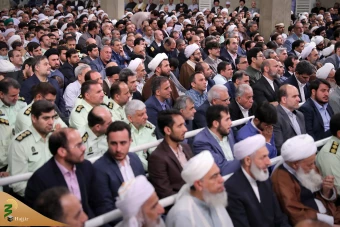 دیدار دست‌اندرکاران و کارگزاران حج با رهبر معظم انقلاب 31