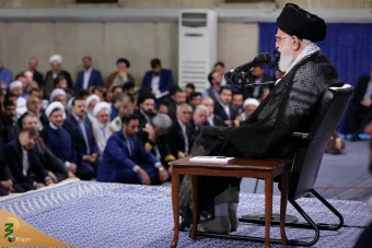دیدار دست‌اندرکاران و کارگزاران حج با رهبر معظم انقلاب 39