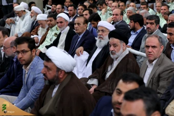 دیدار دست‌اندرکاران و کارگزاران حج با رهبر معظم انقلاب 37