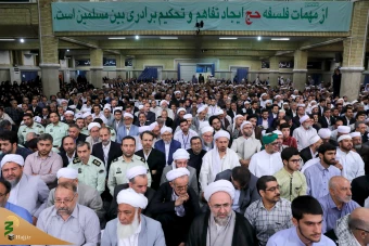 دیدار دست‌اندرکاران و کارگزاران حج با رهبر معظم انقلاب 41