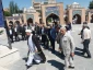 حضور مسئول دفتر نمایندگی بعثه مقام معظم رهبری در استان اردبیل در مزار شهدای فاجعه منا به مناسبت هفته حج 8