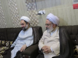 دیدار نماینده جامعة المصطفی و امام جمعه سیستان وبلوچستان  با مسئول بعثه رهبری درعراق+ تصاویر 2