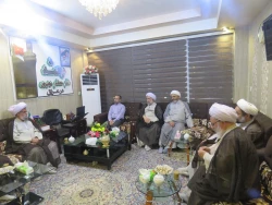 دیدار نماینده جامعة المصطفی و امام جمعه سیستان وبلوچستان  با مسئول بعثه رهبری درعراق+ تصاویر 5