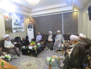 دیدار نماینده جامعة المصطفی و امام جمعه سیستان وبلوچستان  با مسئول بعثه رهبری درعراق+ تصاویر 5