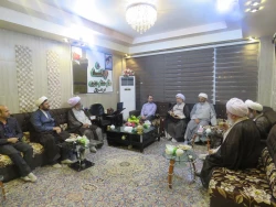 دیدار نماینده جامعة المصطفی و امام جمعه سیستان وبلوچستان  با مسئول بعثه رهبری درعراق+ تصاویر 6
