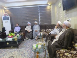دیدار نماینده جامعة المصطفی و امام جمعه سیستان وبلوچستان  با مسئول بعثه رهبری درعراق+ تصاویر 7
