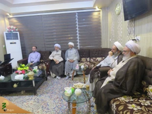دیدار نماینده جامعة المصطفی و امام جمعه سیستان وبلوچستان  با مسئول بعثه رهبری درعراق+ تصاویر 7