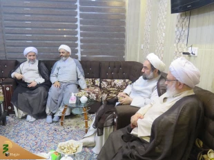 دیدار نماینده جامعة المصطفی و امام جمعه سیستان وبلوچستان  با مسئول بعثه رهبری درعراق+ تصاویر 9