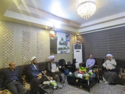 دیدار نماینده جامعة المصطفی و امام جمعه سیستان وبلوچستان  با مسئول بعثه رهبری درعراق+ تصاویر 10