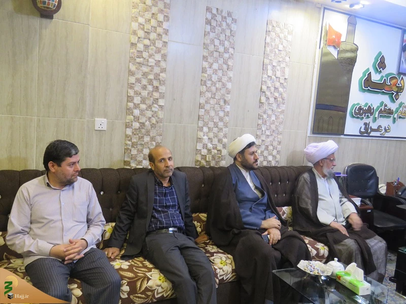 دیدار نماینده جامعة المصطفی و امام جمعه سیستان وبلوچستان  با مسئول بعثه رهبری درعراق+ تصاویر 11