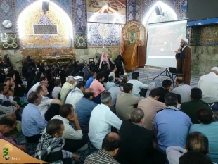 روایت گری" واقعه عاشورا "در خیمه‌گاه حسینی برگزار شد. 2