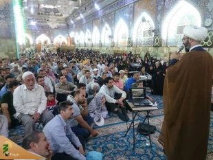 روایت گری" واقعه عاشورا "در خیمه‌گاه حسینی برگزار شد. 3