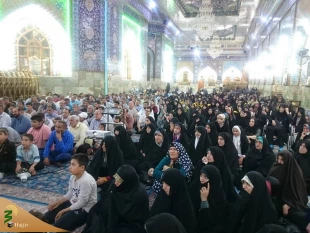 روایت گری" واقعه عاشورا "در خیمه‌گاه حسینی برگزار شد. 9