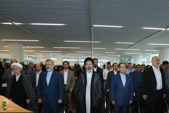 آیین بدرقه زائران اعزامی به حج تمتع ۹۸ 11