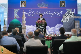 آیین بدرقه زائران اعزامی به حج تمتع ۹۸ 16