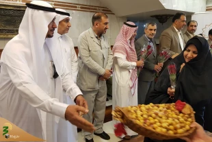 عربستان با گل و شیرینی از کاروان زایران ایرانی استقبال کرد 6