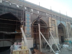 بازدید نماینده بعثه رهبری از صحن حضرت زهرا (س) 7