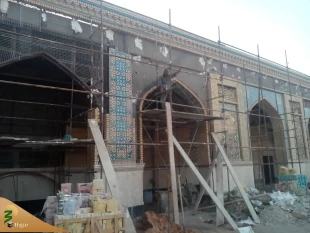 بازدید نماینده بعثه رهبری از صحن حضرت زهرا (س) 7