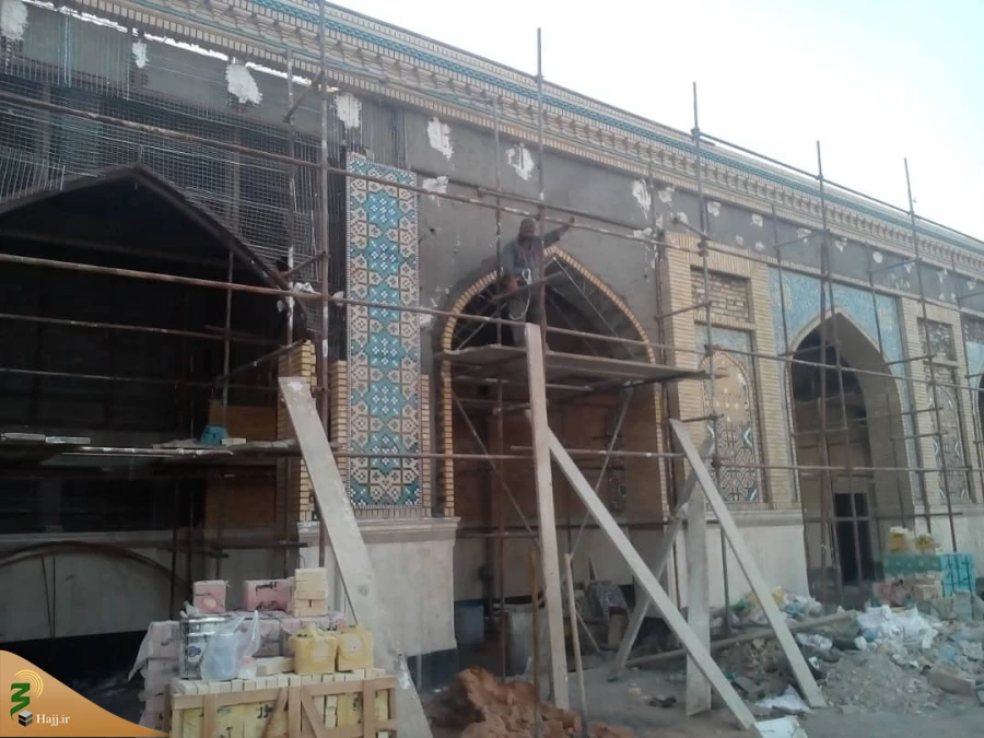 بازدید نماینده بعثه رهبری از صحن حضرت زهرا (س) 7