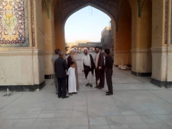 بازدید نماینده بعثه رهبری از صحن حضرت زهرا (س) 8