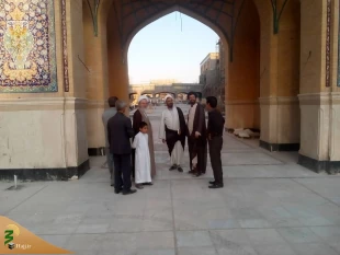 بازدید نماینده بعثه رهبری از صحن حضرت زهرا (س) 8